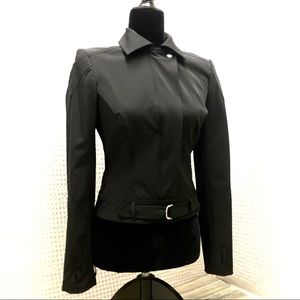 Zipper & Buckle detail black Jacket